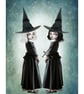 Witchy Art Print, Spooky Home Decor