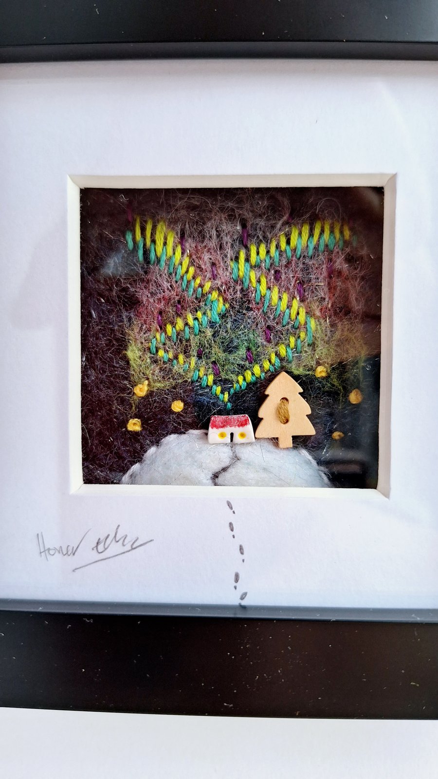 Miniature Aurora Bothy Scene