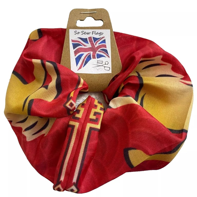 Chinese New Year Of The Horse Flag Hair Scrunchie Scrunchies Accessory Band