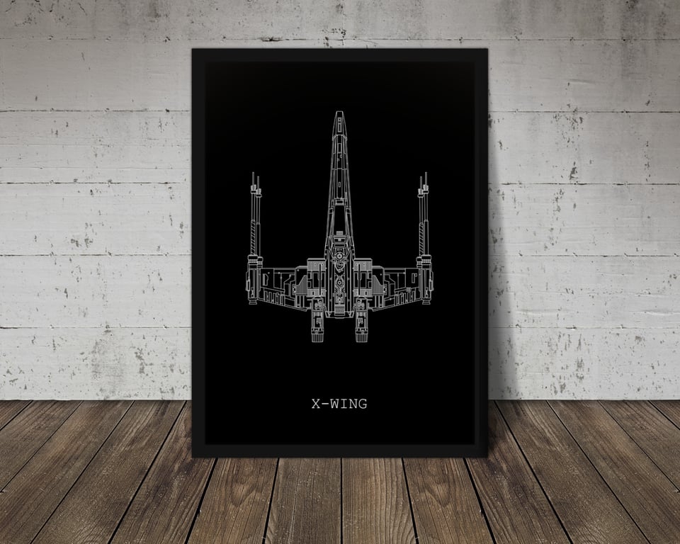 X-Wing Print - Star Wars