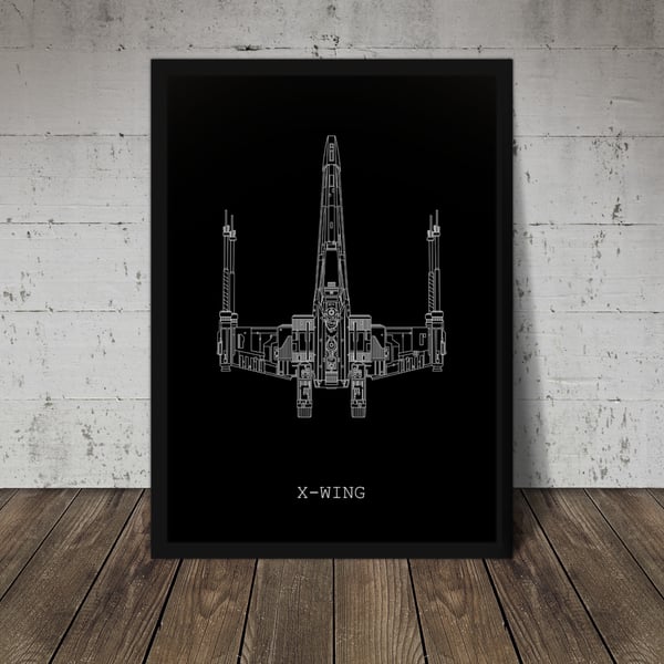 X-Wing Print - Star Wars