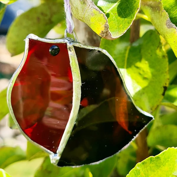 Stained Glass Robin Tree Decoration 