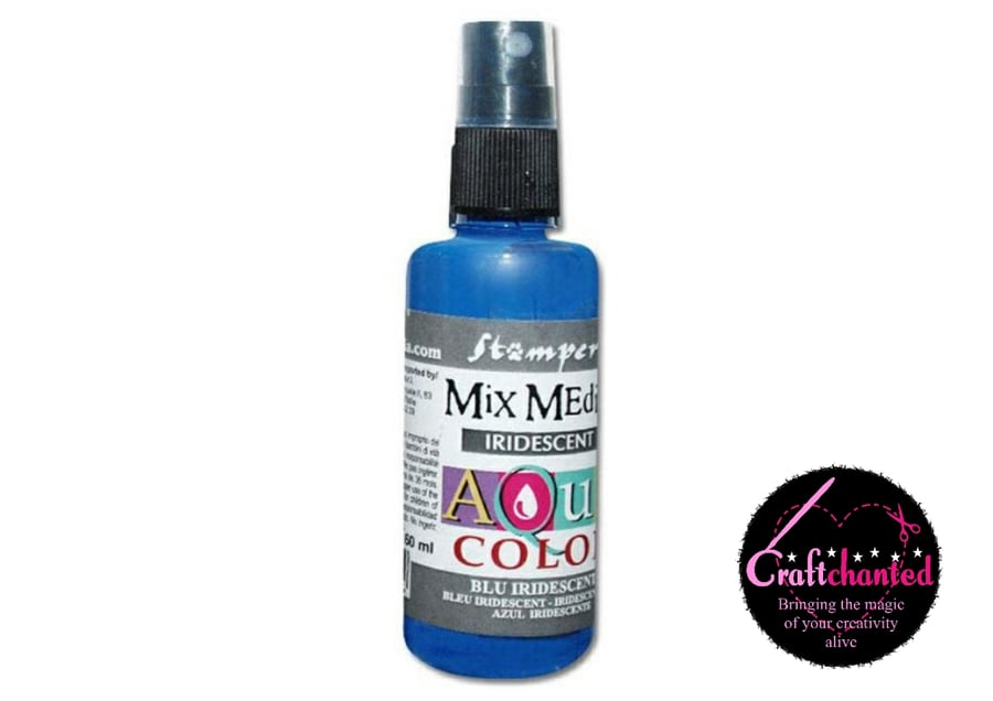 Aquacolor Spray - Iridescent Blue - 60ml