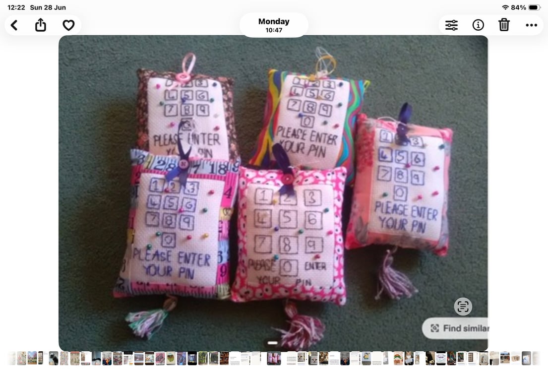 Pretty and useful pin cushions