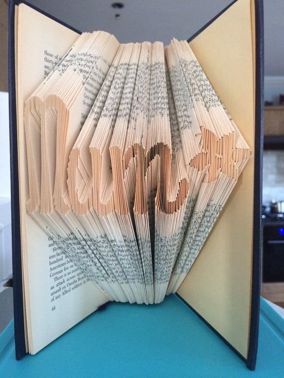 Mum with Flower MMF Book Folding Pattern - EMAILED PDF PATTERN