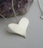  Silver Heart Necklace - Image 2