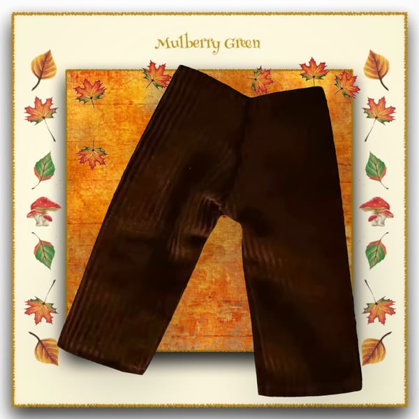 Chestnut Brown Corduroy Trousers 