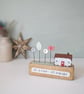 Little Wooden House with Festive Garden 'All is Calm All is Bright' - Image 3