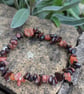 Confidence boosting carnelian and red tiger eye bracelet