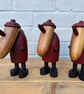 Handmade Wooden Santa - Image 2