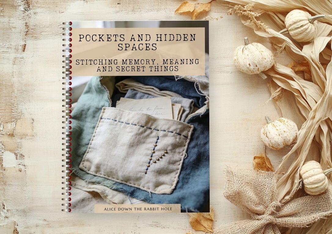 Slow Stitching: Pockets and Hidden Spaces Textile Art Workbook