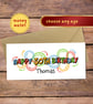 Birthday Money Wallet Card - cash gift envelope