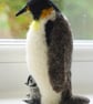 Needle Felted Emperor Penguin and Chick - Image 5