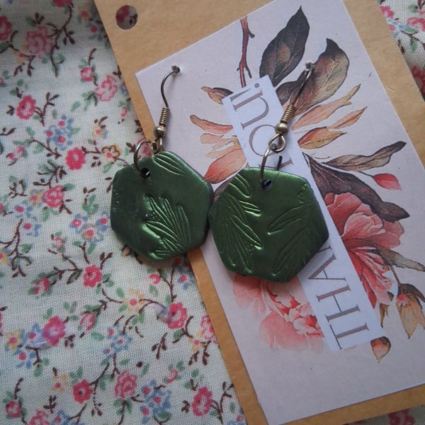 CLEARANCE! polymer clay earrings handmade- reduced-no 22