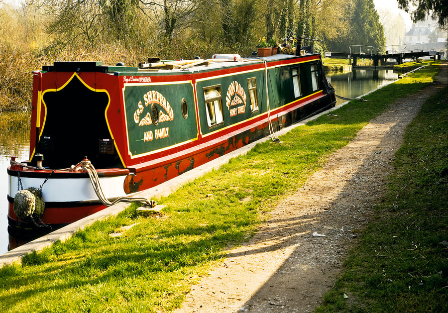 Gift for Houseboat Canalboat Narrowboat boat owner enthusiast canal lock gates  