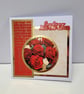 Anniversary Card for Husband Wife Partner - Red Rose - Sending All my Love - Image 4