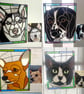 Your Pet in Stained Glass - Custom Stained Glass Pet Portrait - Image 8