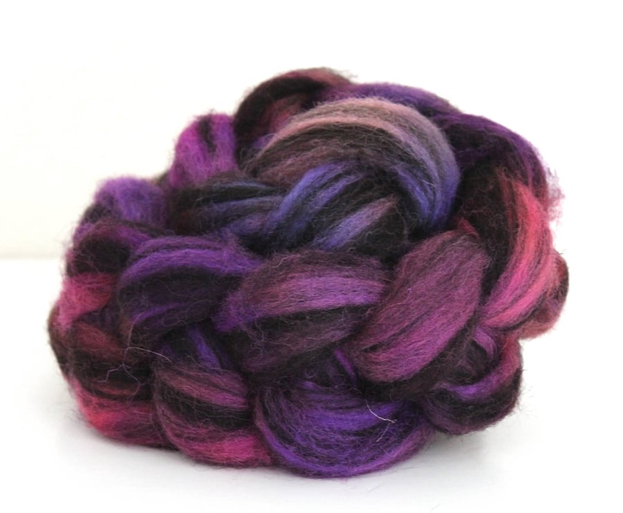 Jacob Humbug Kettle Dyed Wool Top JHT24 100g - 3.5oz