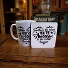 You are awesome Personalised Gift End of Term Present Mug Tea Coffee thank you