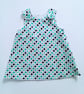 Dress,12-18 months, A line dress, pinafore, summer dress, flowers, spotty,  dots - Image 1
