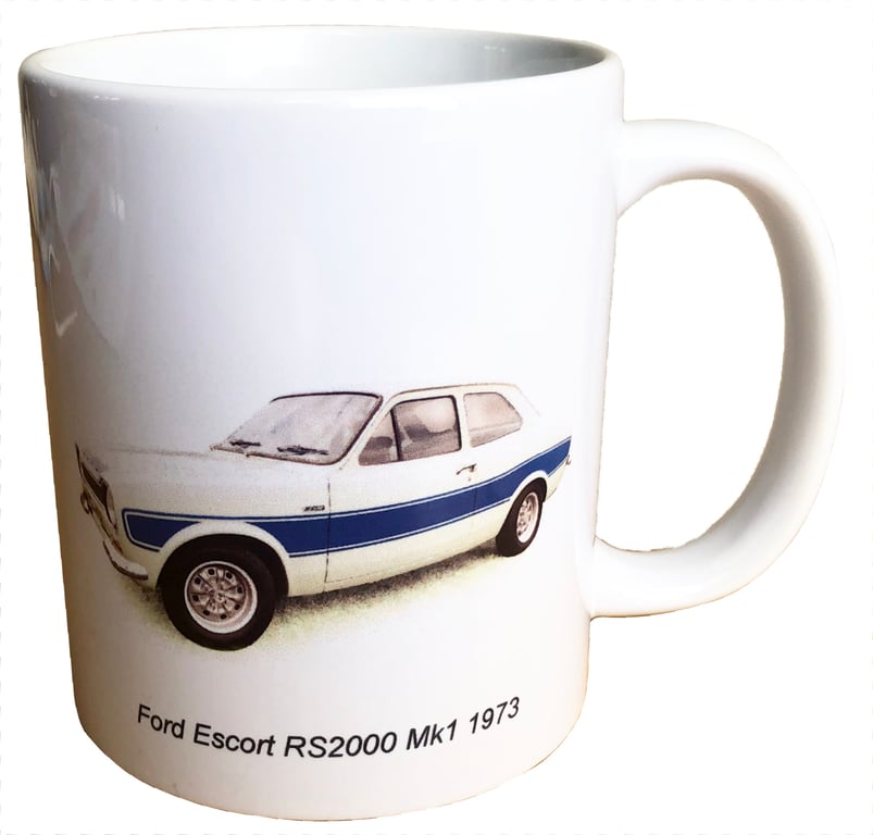 Ford Escort RS2000 Mk1 1973 - 11oz Ceramic Mug 