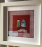 Handmade Christmas Bird Framed Art, Festive Keepsake Gift - Image 8