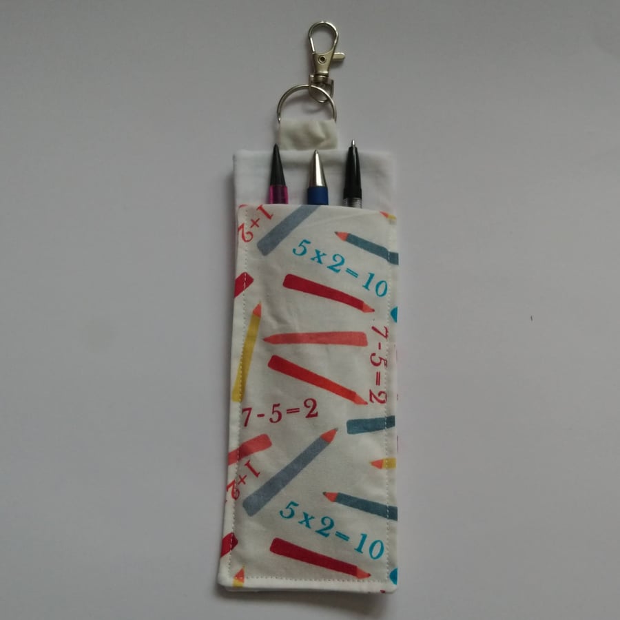 Lanyard Pen Holder with Maths Design