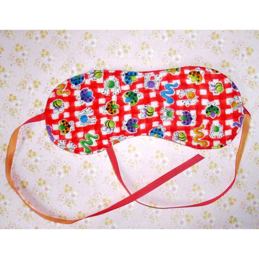 Eye mask or sleep mask Ladybirds
