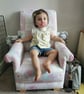 Kid's Stag Heads Fabric Armchair Grey Child's Chair Deer Childrens Animals Stags - Image 10