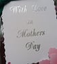 Mother's Day Card With Love on Mother's Day Large Pink Statement Flower - Image 2