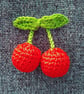 Retro Cherry Brooch