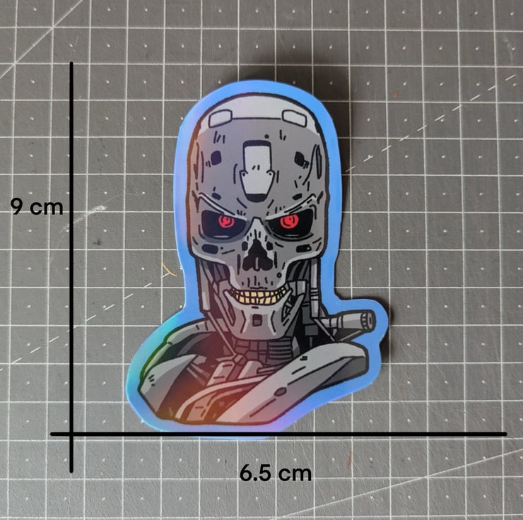 The Terminator Sticker, Movie Sticker - Folksy