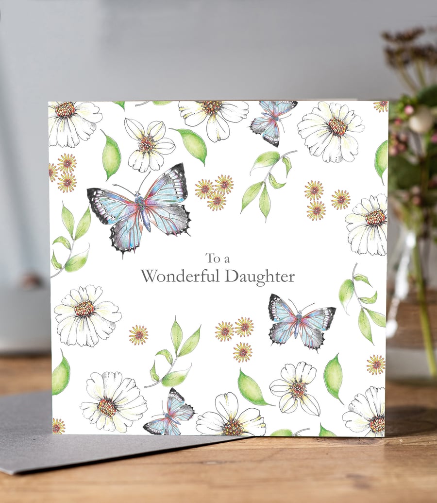 To my Wonderful Daughter Greeting card 