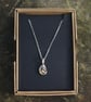  Recycled Silver and Gold Pebble Necklace  - Image 5