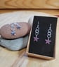 Silver Star Dangle Earrings  - Image 5