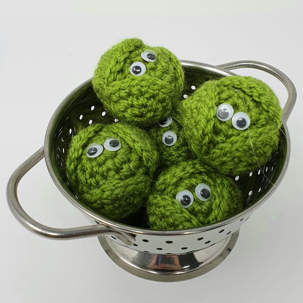 Crochet Christmas Brussels Sprouts Pack x 5
