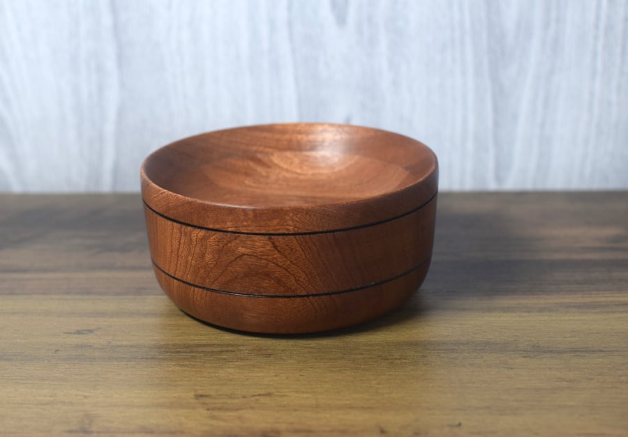 Wood Turned Jewellery Dish - Sapele