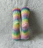 Hand Knitted Ladies' Socks, Patterned Pastel Socks, Beautiful Footwear - Image 2