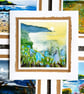 Harebells On The Cliffs. Handpainted Blank Greetings Card. Scottish Flowers - Image 10