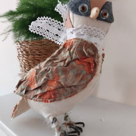 Quirky Kestrel Soft Sculpture Ornament Decoration