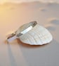 Elegant Silver Cuff Bangle - Image 2