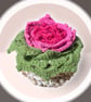 Handmade Crochet Flower Coasters Set of 6 with Basket - Image 9
