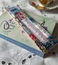My Favourite Book Bookmark Floral Shabby Chic Bookmark Quilted Patchwork