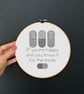 Blackwork Meds Chart: Quirky Pills Embroidery Design (PDF Download, 6 inch Hoop  - Image 10