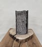 Rustic handcrafted Tree Bark Table Bedside Lamp - Image 6