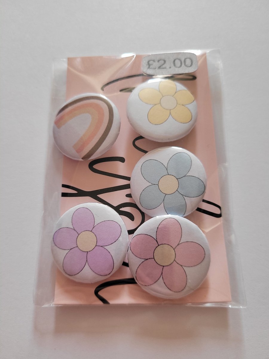 Flower badges