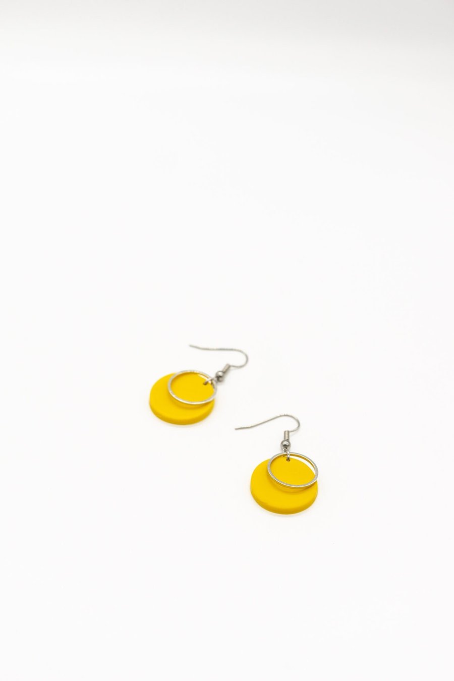 LYNN Statement Earrings in Sunshine Yellow