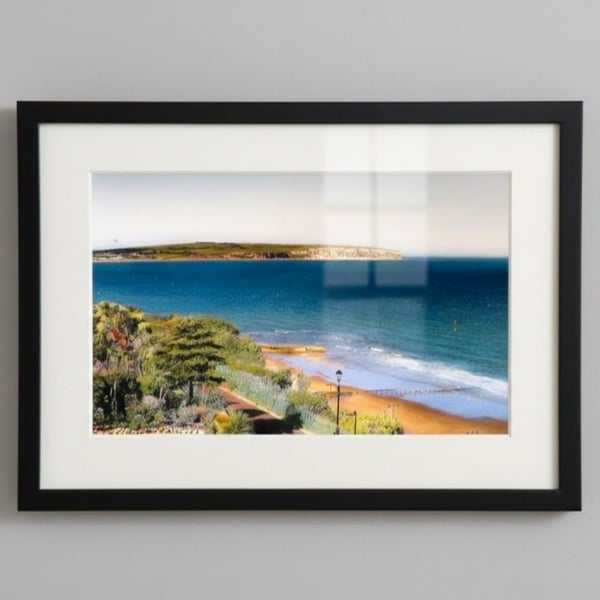 Picture Shanklin Isle of Wight 'Gardens and Beaches' Photo Print