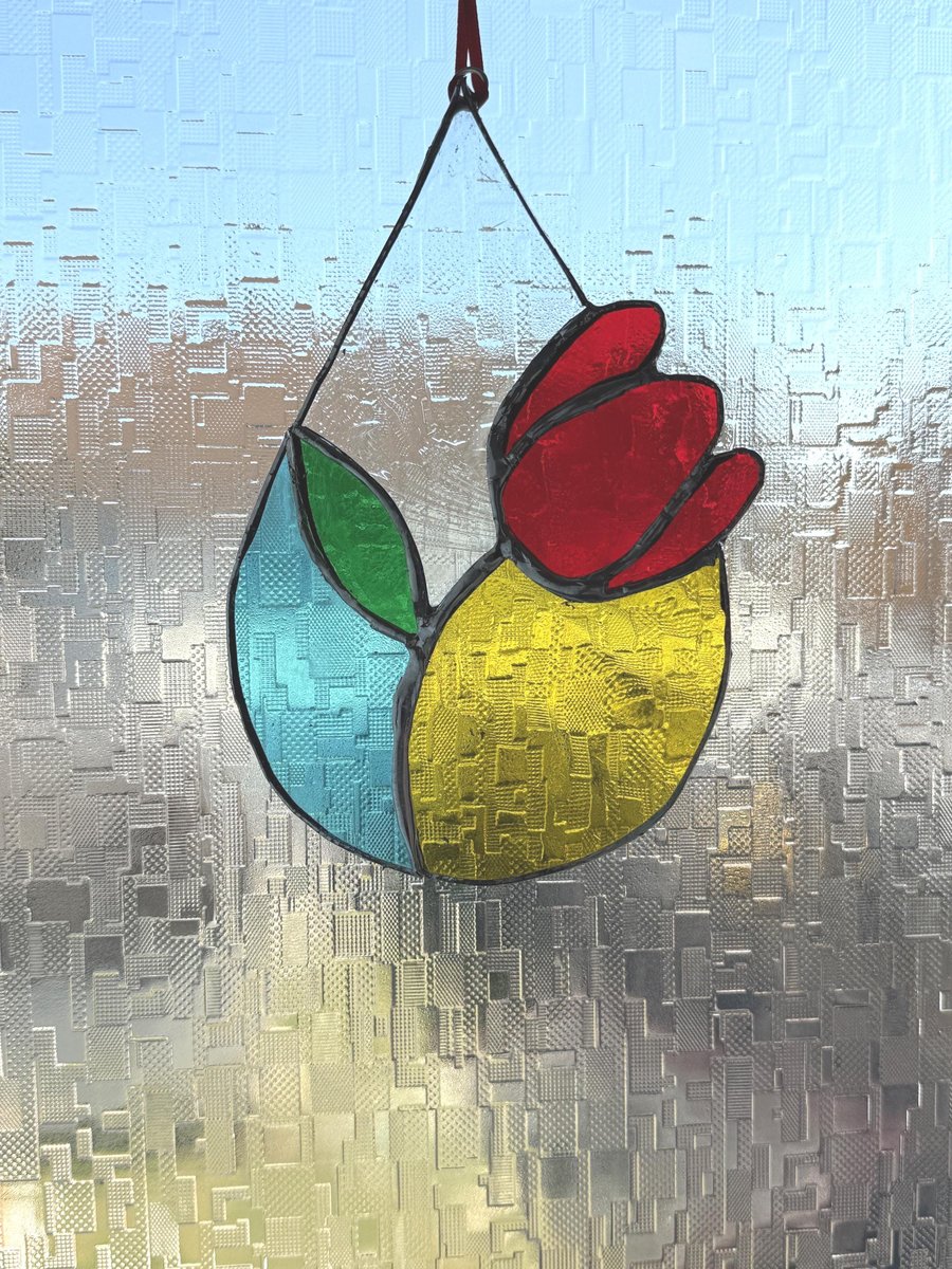 Flower teardrop panel