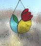 Flower teardrop panel